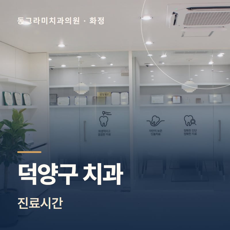 덕양구 치과 진료시간