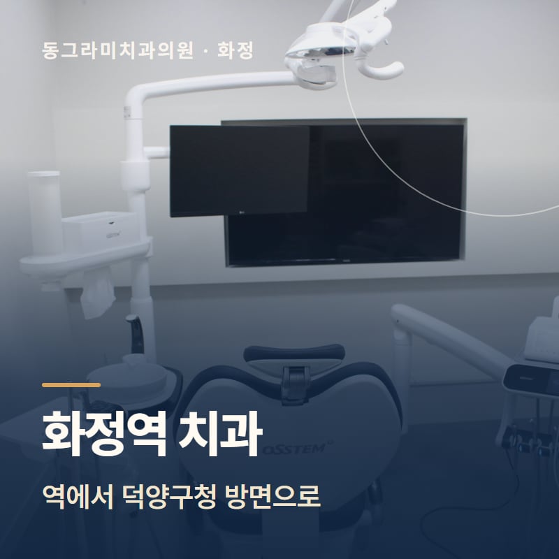 화정역 치과, 역에서 덕양구청 방면으로